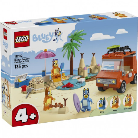 LEGO 4PLUS Bluey ranna- ja autoreis perega