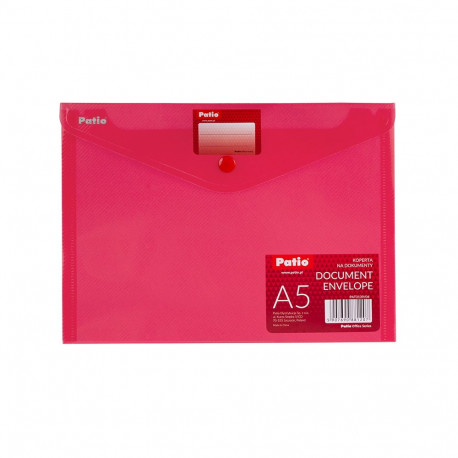 Kileümbrik trukiga Patio PP, A5, punane (2 tk)