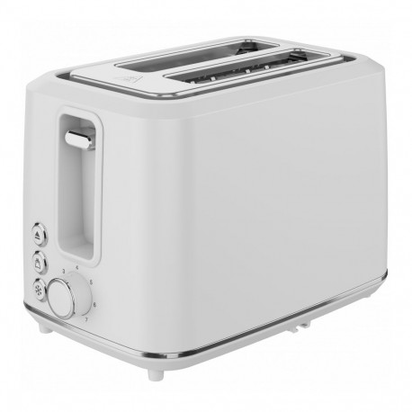 AENO TS1W Electric Toaster, 920-1080W, 2 Slots, 7 Levels, White