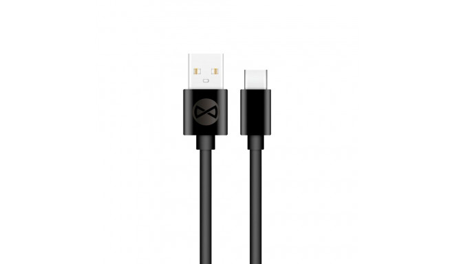 Forever cable USB - USB-C 1,0 m 3A black