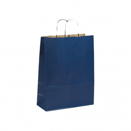 Paberkott paberpaelsangaga 190x80x210 mm, 80 gsm, sinisest jõupaberist