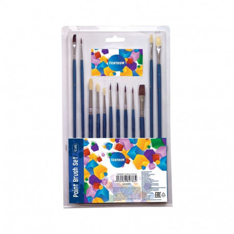 Paint brushes set of 12pcs super mix