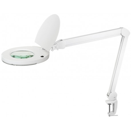 Luupvalgusti AIRAM XL 3D LED 8W/865  650lm, 6500K, 3D=1,75x, max H-820mm/ klambriga, valge