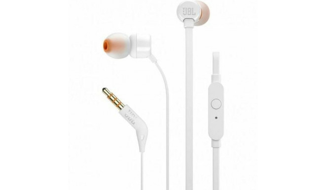Kõrvaklapid Mikrofoniga JBL JBLT160WHT Valge