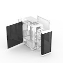 ATX Semi-tower Korpus Zalman M4 WHITE Valge Must