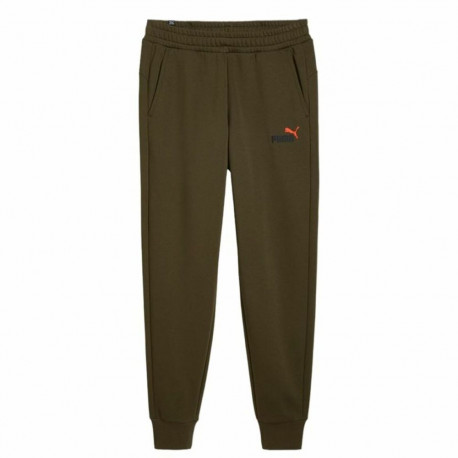 Adult's Tracksuit Bottoms Puma Essentials Olive Men