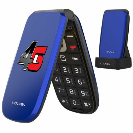Mobile telephone for older adults Volfen ASTRO FLIP 48 MB 2,8" Blue 4G