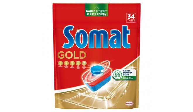 nõudepesutabletid Somat Gold 34 tk