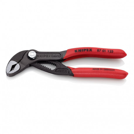 Cobra Rohr- / Wasserpumpen-Zange 87 01 125 (rot, Länge 160mm, für Rohre bis 1")