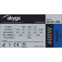 Akyga AK-B1-400 toiteplokk 400 W 20+4 pin ATX ATX roheline