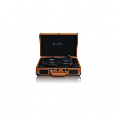 Lenco TT-10 Belt-drive audio turntable Black, Brown, Stainless steel Automatic