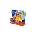 PAW Patrol Fire Rescue: Rubble Rescue Fire Dump Truck with Action Figure, Projectiles, and Toy Truck