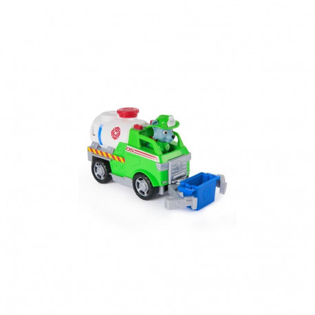 PAW Patrol Fire Rescue: Rocky Rescue Fire Tanker with Action Figure, Grab Claw and Toy Truck, Kids T
