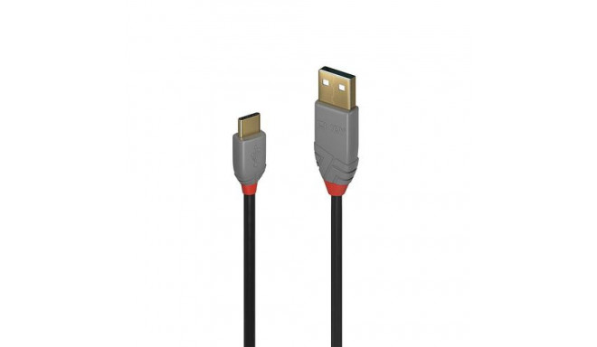 Lindy 1m USB 2.0 Type A to C Cable, Anthra Line
