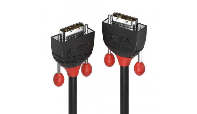 Lindy 1m DVI-D Single Link Cable, Black Line