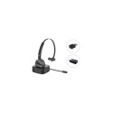 Conceptronic POLONA Wireless Bluetooth Headset with Charging Dock &amp; Bluetooth USB Audio Adap