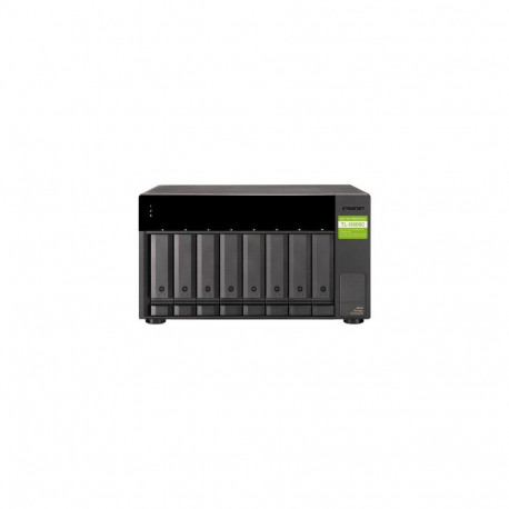 QNAP TL-D800C storage drive enclosure HDD/SSD enclosure Black, Grey 2.5/3.5"