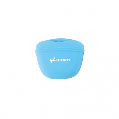 Record blue silicone treat bag 10.5x12.5cm
