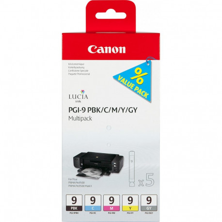"Canon PGI-9 PBK/C/M/Y/GY MULTI PACK"