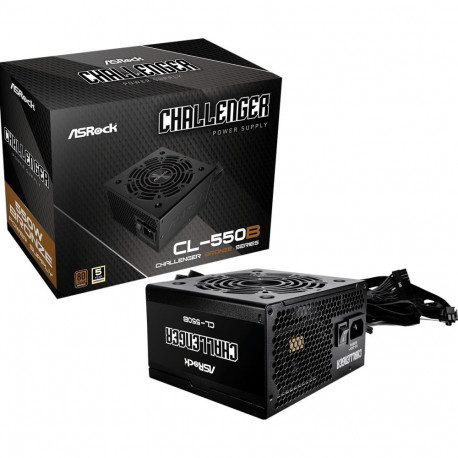 "550W ASRock Challenger Series CL-550B 550W ATX 80+ Bronze black retail"