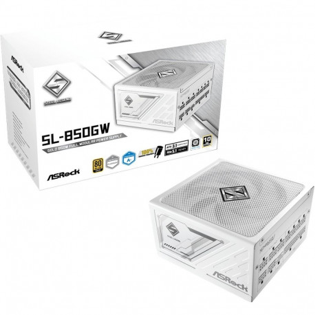 "850W ASRock Steel Legend SL-850GW 850W ATX 80+ Gold white retail"