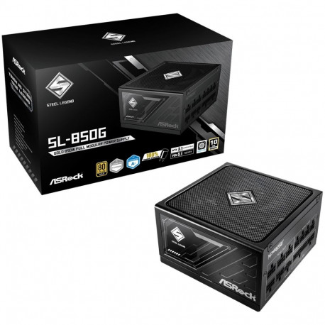 "850W ASRock Steel Legend SL-850G 850W ATX 80+ Gold black retail"