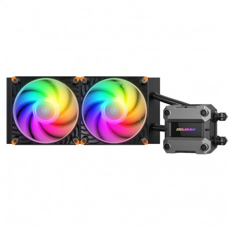"K COUGAR CPU Wasserkühlung Poseidon Ultra 240, ARGB, Schwarz"
