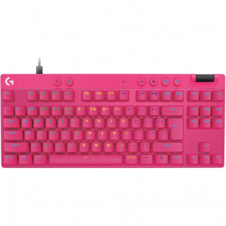 Logitech PRO X TKL RAPID madženta (US)