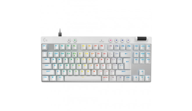 Logitech PRO X TKL RAPID (US), valge