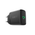USB wall cha rger 30W 1x USB-C BLACK