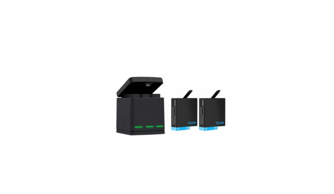 Telesin Box three-channel charger for GoPro Hero 5/6/7/8 + 2 batteries (GP-BNC-801)