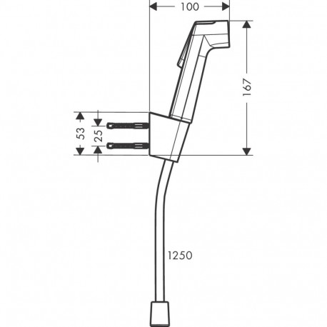 Hansgrohe 29238140 pronks bideedušš