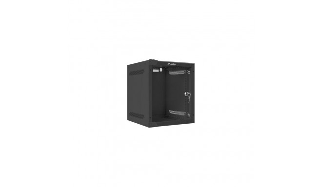 Lanberg riputatav seinakapp 10" 6U 280x310 must klaasustega