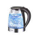 Adler | Kettle | AD 1225 | Standard | 2000 W | 1.7 L | Glass | 360° rotational base | Transparent/St