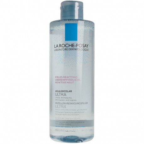 LA ROCHE POSAY PHYSIOLOGIQUE AGUA MICELAR ULTRA fórmula ligera, limpia y elimina el maquillaje 400 m