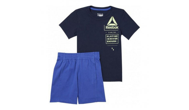 Laste Spordikostüüm Reebok B ES SS SET CF4289 Mereväesinine - 2XS