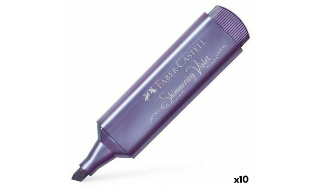 Fluorestseeruv Marker Faber-Castell Textliner 46 Lilla 10 Ühikut