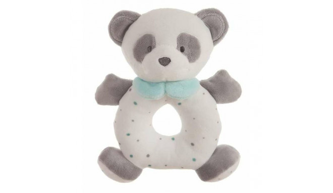 Rattle Cuddly Toy Panda bear Turquoise 20 cm