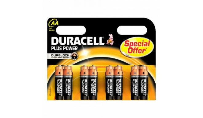 Leelispatareid DURACELL LR06 LR6 AA 1.5V (8 pcs) AA