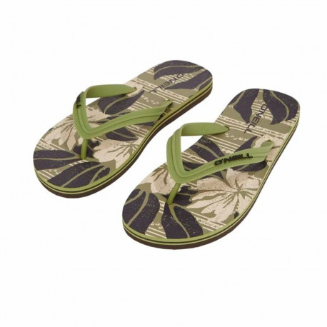 Men's Flip Flops O'Neill Profile Graphic Olive - 42