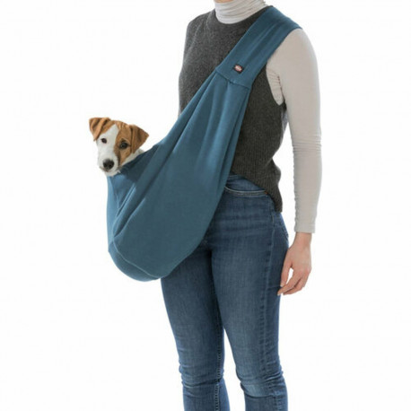 Over the Shoulder Pet Handbag Trixie Soft Blue Light grey 22 × 20 × 60 CM