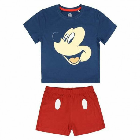Pidžaama Laste Mickey Mouse Tumesinine