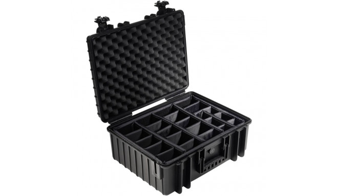 B&W Outdoor Case Type 6000 black padded partition insert