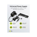 goobay Univerzal power adaptér 230V/3-12V DC, max.power 3,6W 300mA