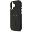 GUESS case for IPHONE 17 compatible with MagSafe GUHMP17SPSAREGSK (PU W/ Classic Logo) black