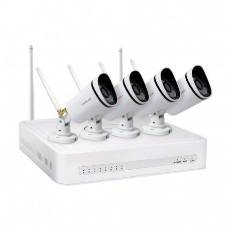 FN7108W-B4-1T (weiß, 1x FN7108W NVR, 4x FI9910W Bullet-Kamera)