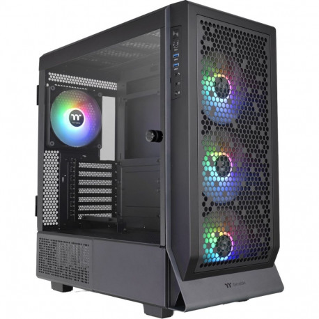 Ceres 500 TG ARGB Black (schwarz, Tempered Glass)