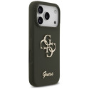 Guess Silicone Big 4G Script Case for iPhone 17 Pro Max - Green