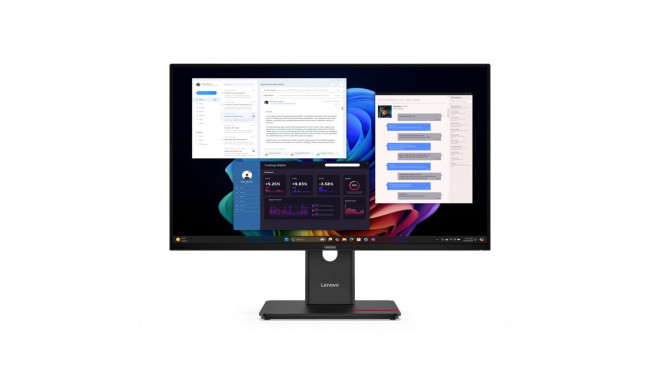 Lenovo ThinkVision T27UD-40 LED ekraan 68.6 cm (27") 3840 x 2160 pikslit 4K Ultra HD LCD must