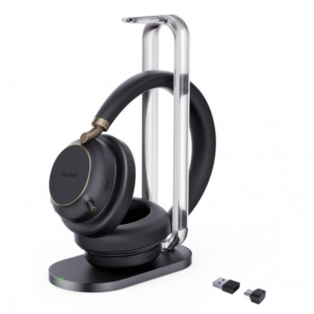 Yealink peakomplekt BH76 Plus UC USB-C/A laadimisalusega, must